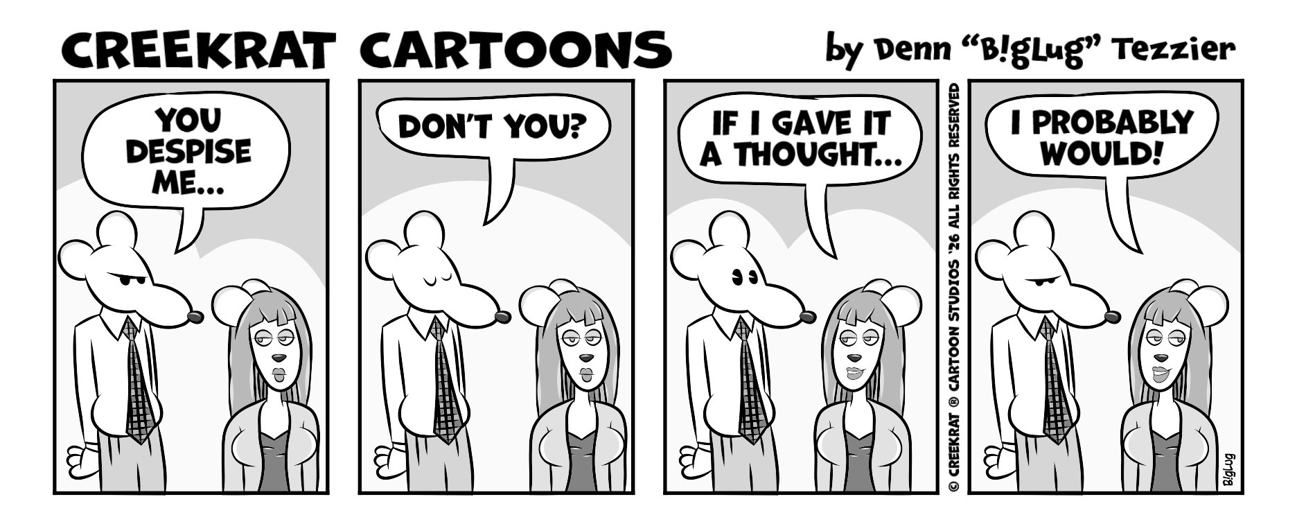 Creek Rat comic strip dated 2026-03-25